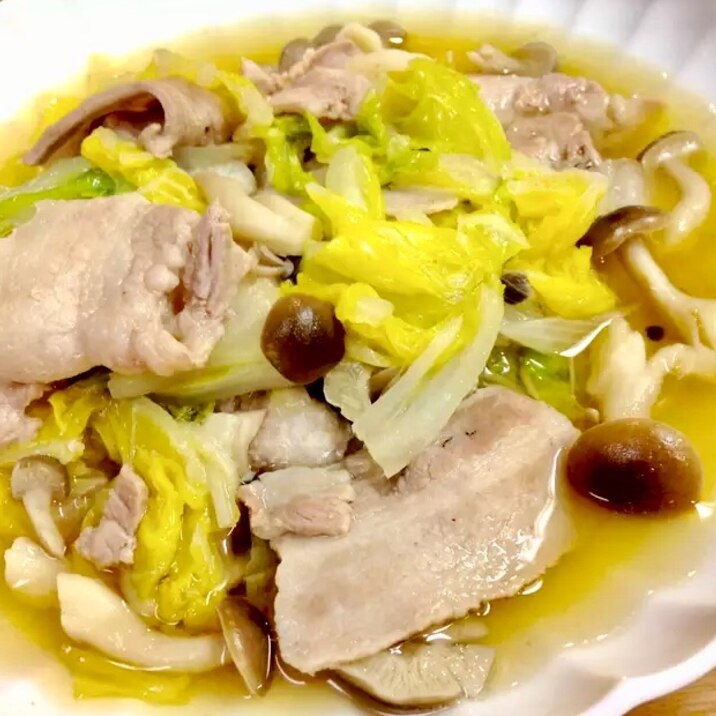 ☆とろっとろ白菜と豚バラ肉の煮物☆簡単☆